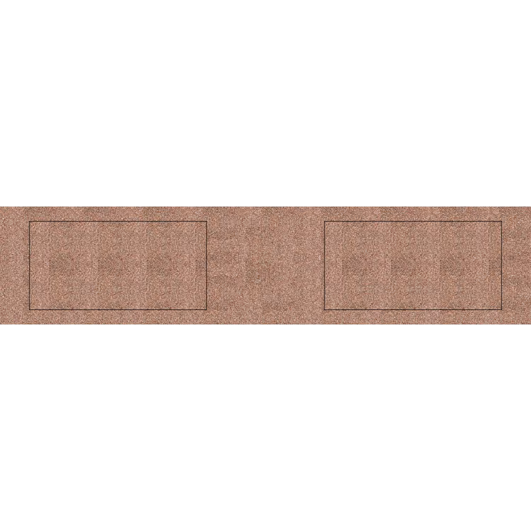 Double 24x12 Flat Mkrs w Vase and Base — memorial design