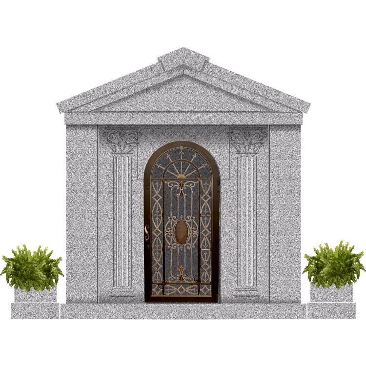 SD-856 Blank w Planters — memorial design