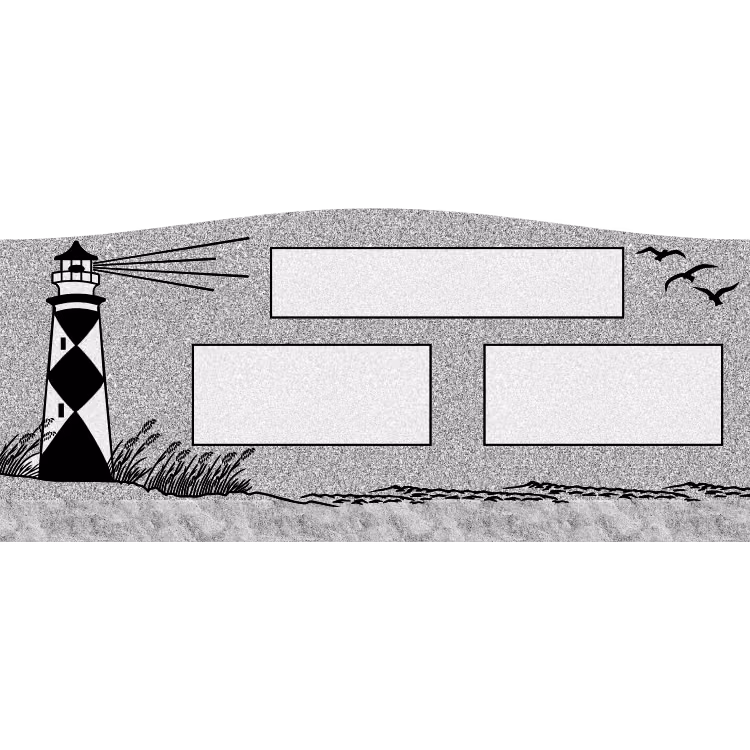 36 X 16 EDS009 — memorial design