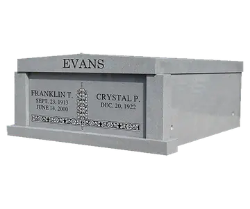 Evans walk-up mausoleum