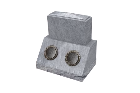 Single Apex Bevel Cremation Memorial. — memorial design
