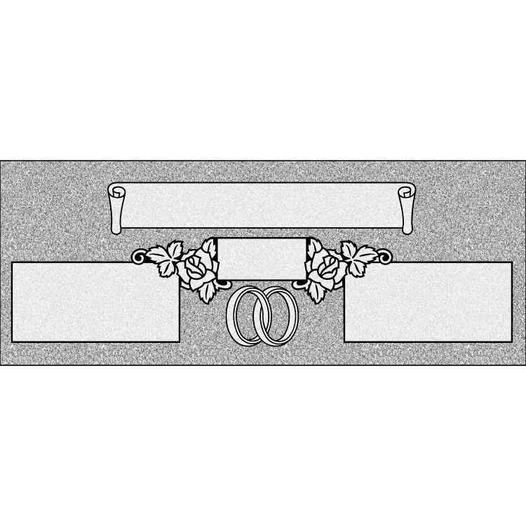 36 X 14 EDM010 — memorial design