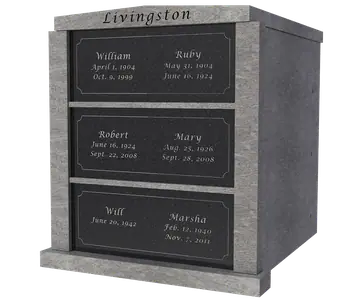 Livingston walk-up mausoleum