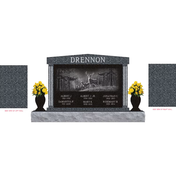 SD-703_Blue Pearl — memorial design