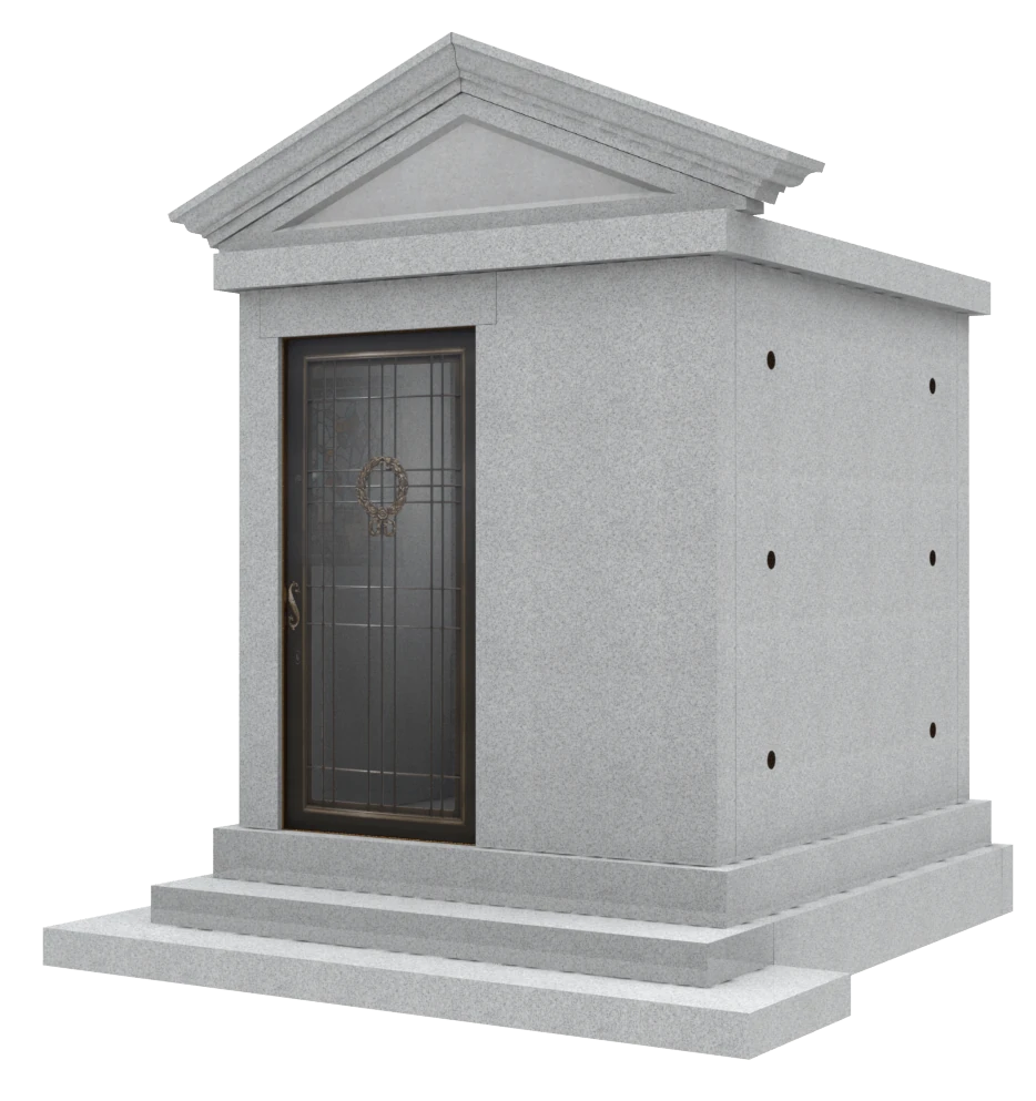 SD-851 Regal walk-in mausoleum design